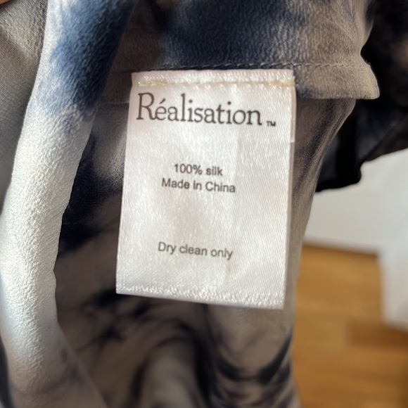 REALISATION PAR Montague size medium tie dye silk dress - Picture 4 of 4